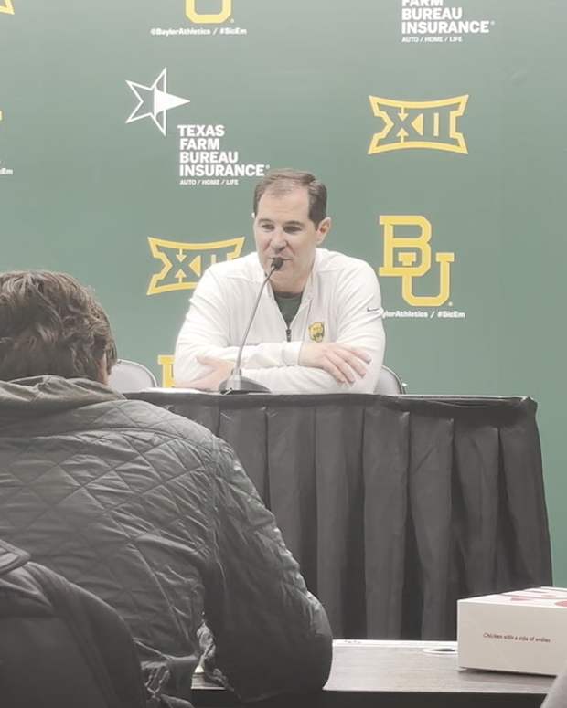 WATCH! Baylor Men's Basketball Coach Scott Drew Talks Triple Overtime Loss To TCU